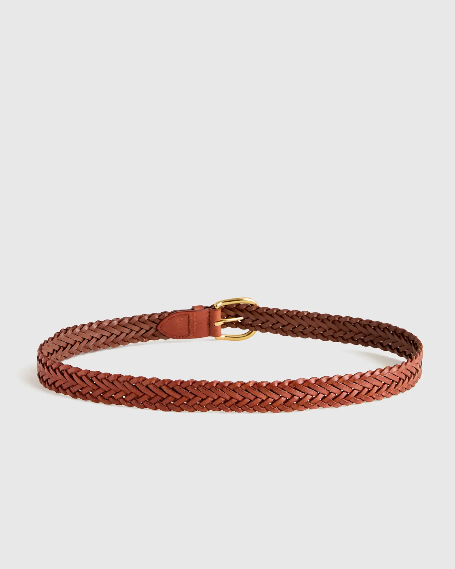 Josie European Leather Braided Belt | Quince