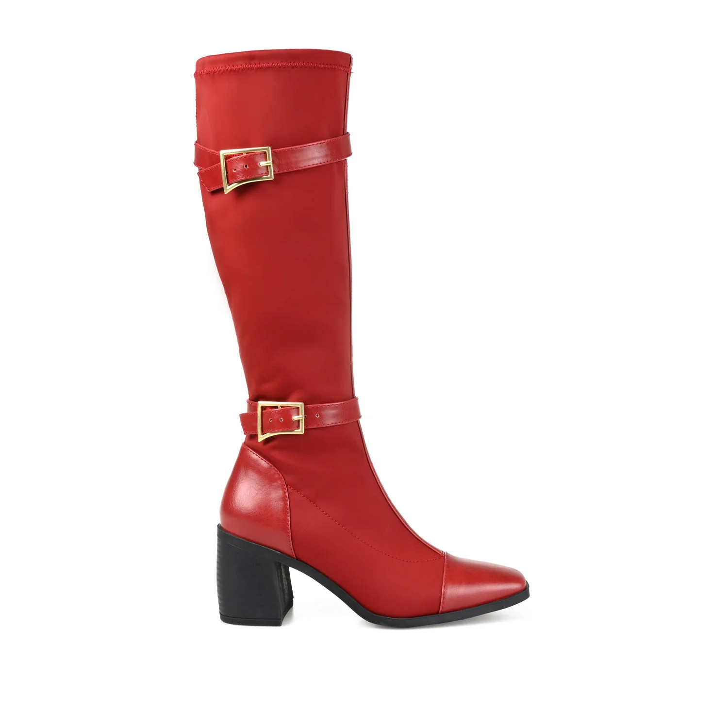 GAIBREE KNEE-HIGH BOOTS IN STRETCHY FABRIC | Journee Collection