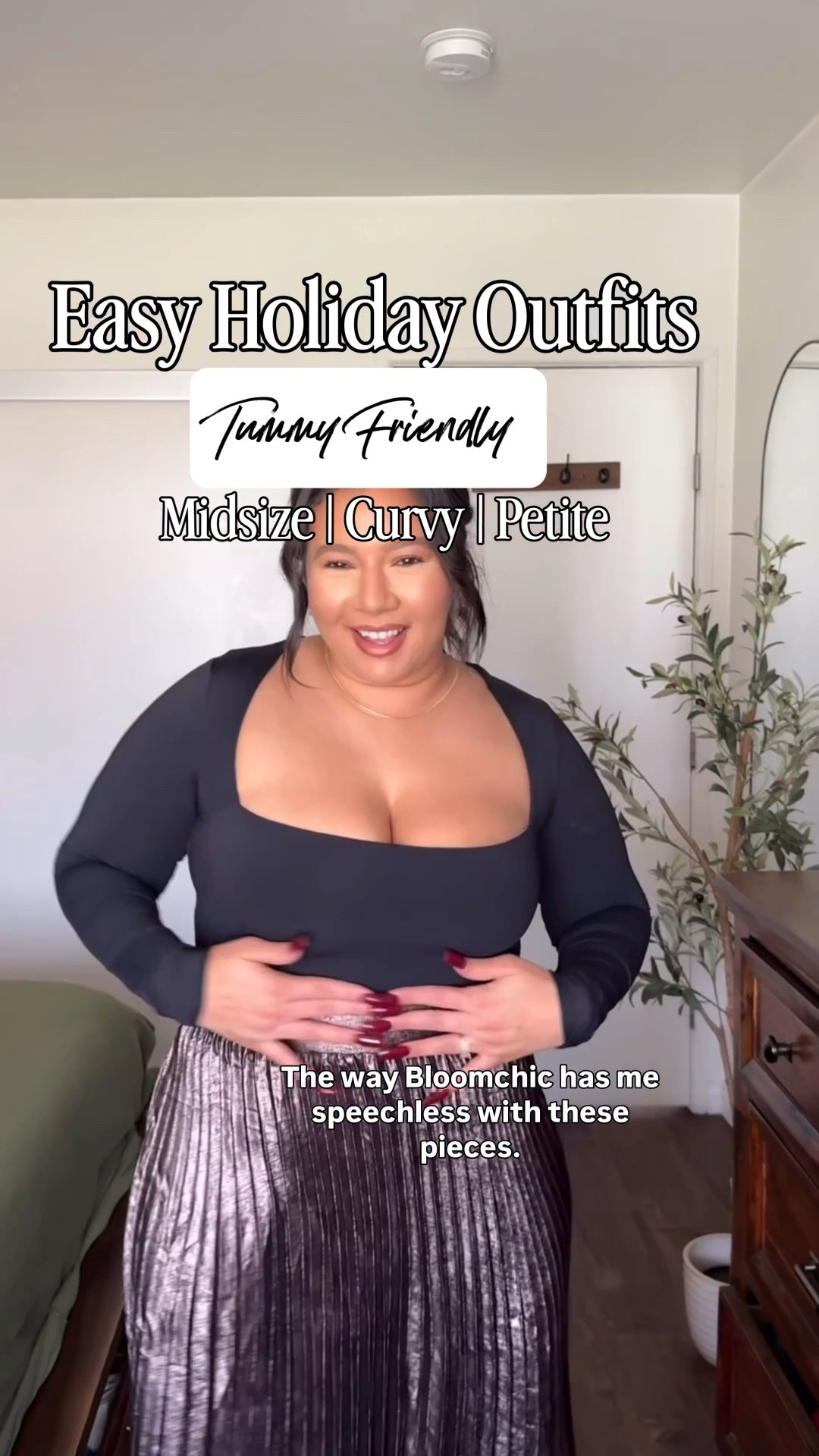 Absolutely loving these skirts from BLOOMCHIC! They are perfect for the holidays or a formal event. They are so comfy and I love how tummy flattering they are. 

Both skirts - 10/ medium / elastic waistband / tummy friendly 
Bodysuit - large / tts / double lined / tummy friendly 

Holiday outfit 
Christmas outfit 
New Year’s Eve outfit 
Pleated skirt 
A line skirt 
Formal outfit 
Midsize outfit 
Midsize fashion 
Curvy fashion 


#LTKHoliday #LTKMidsize #LTKootd