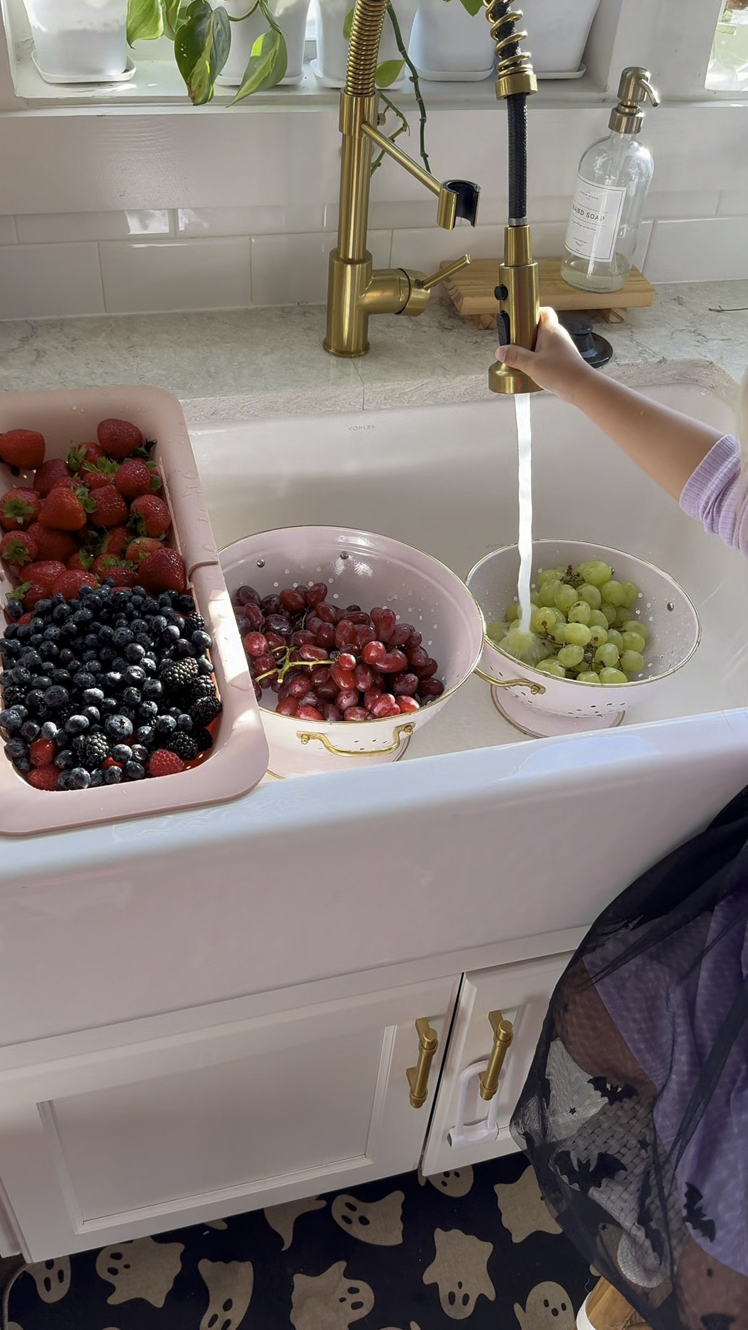 Produce prep with me for the week or atleast a couple days 🤣 I’ve been produce prepping for years because I find if we wash it and it’s prepped we are more likely to use it  - we eat way more fruits and veggies when we can easily grab it out of the fridge and add it to our meals and when we are packing school lunches. I’ve also found that drying our produce as much as possible before putting it away and storing it in glass jars keeps it fresh. Sometimes I’ll even use the salad spinner to get off excess water but today I just let them dry. There’s always way less fruit when I come back to put it away but that’s what it’s all about - love to see my family eating fresh produce! Do you prep anything ahead of time for the week ahead? 

#LTKVideo #LTKHome #LTKFamily