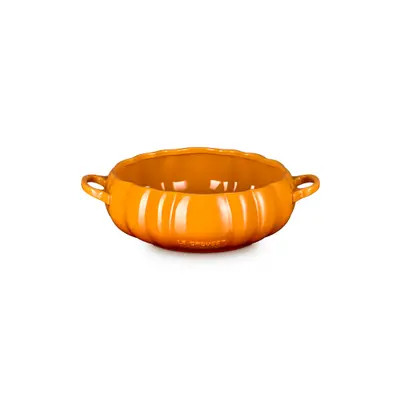 Le Creuset Pumpkin Stoneware Serving Bowl in White at Nordstrom | Nordstrom