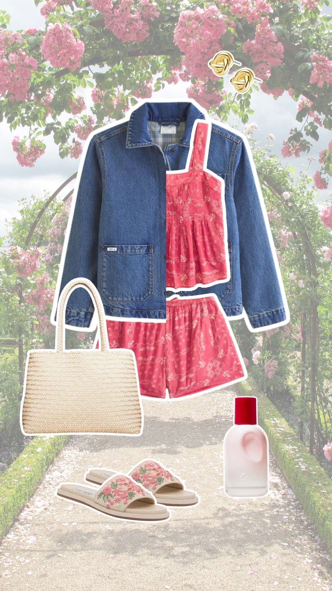 spring outfits. spring fashion. denim jacket. linen set. 

#LTKootd #LTKdayinmylife #LTKgrwm