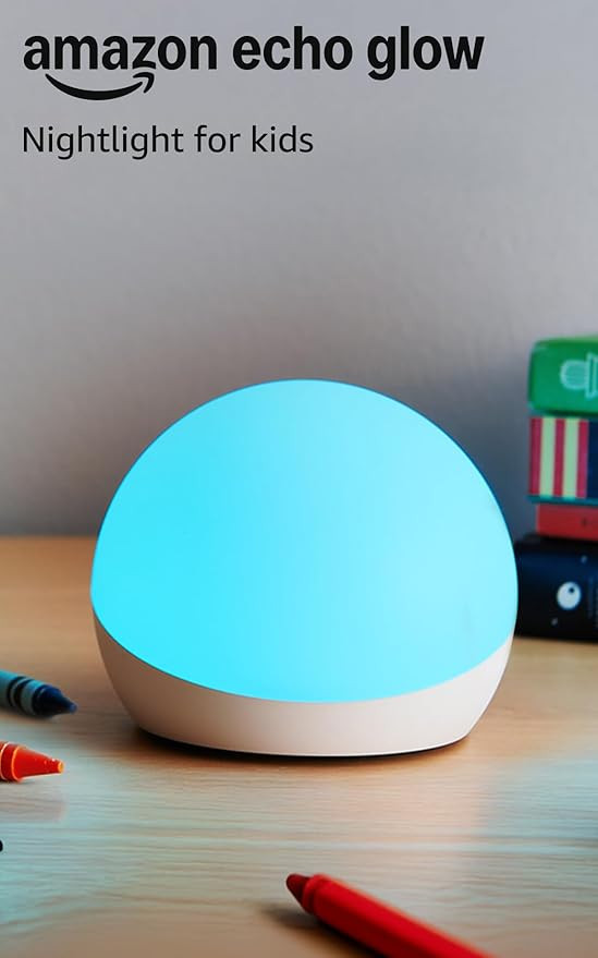 Amazon Echo Glow (newest model), Night light for kids, Works with Alexa | Amazon (US)