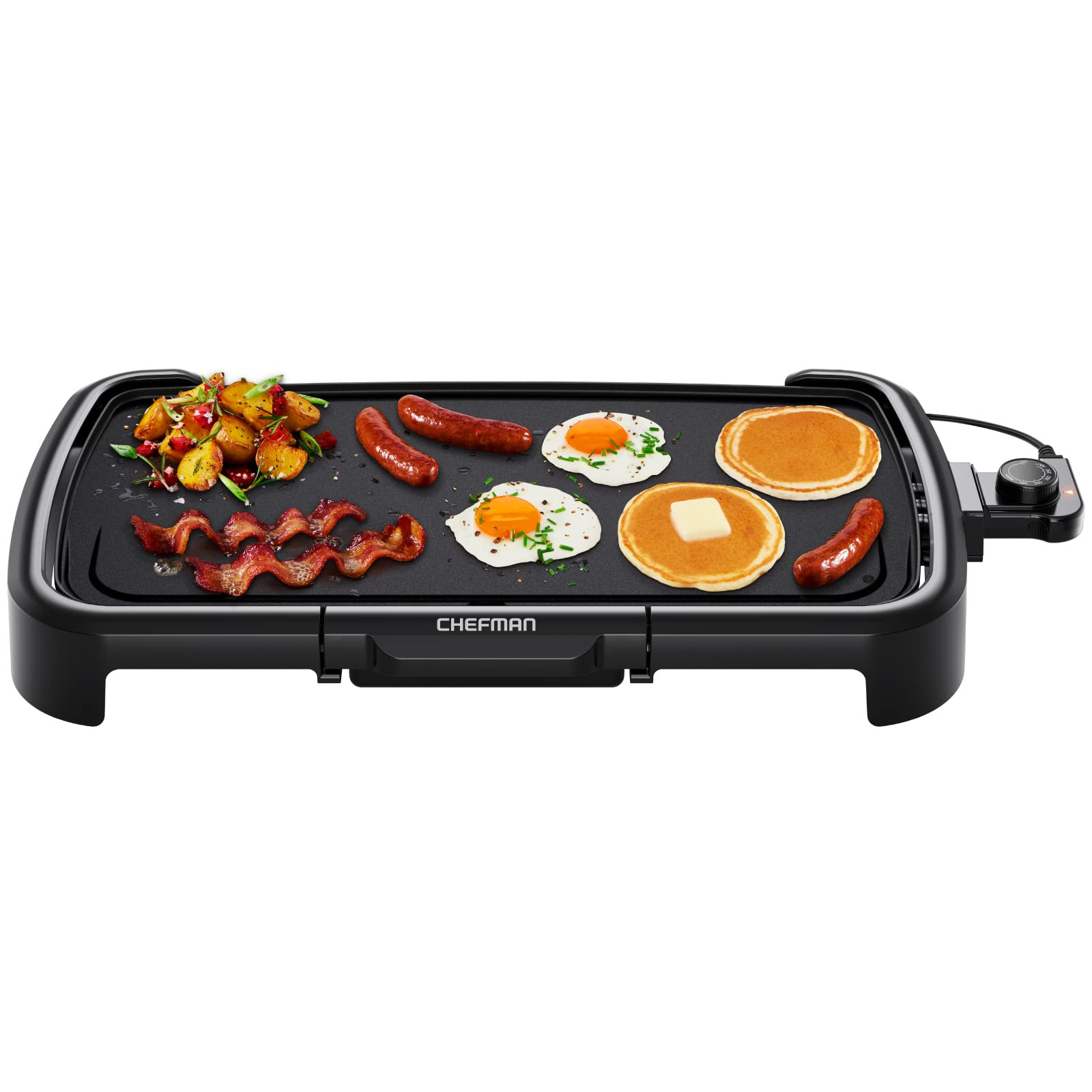 Chefman XL Electric Griddle with Removable Temperature Control, Immersible Flat Top Grill, Burger... | Amazon (US)