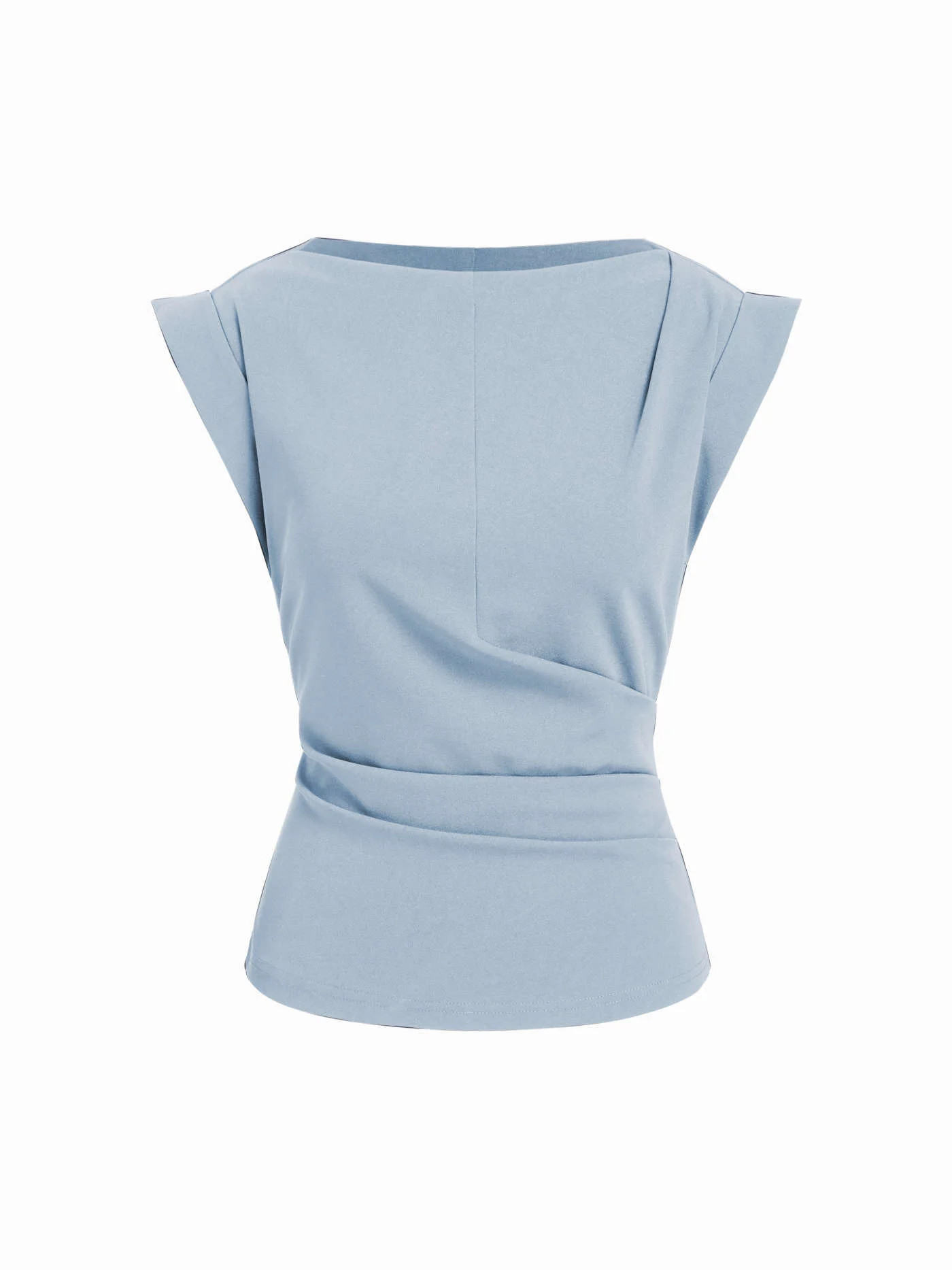 Jersey Boat Neck Ruched Crop Top CHF 24.90Hot | Cider