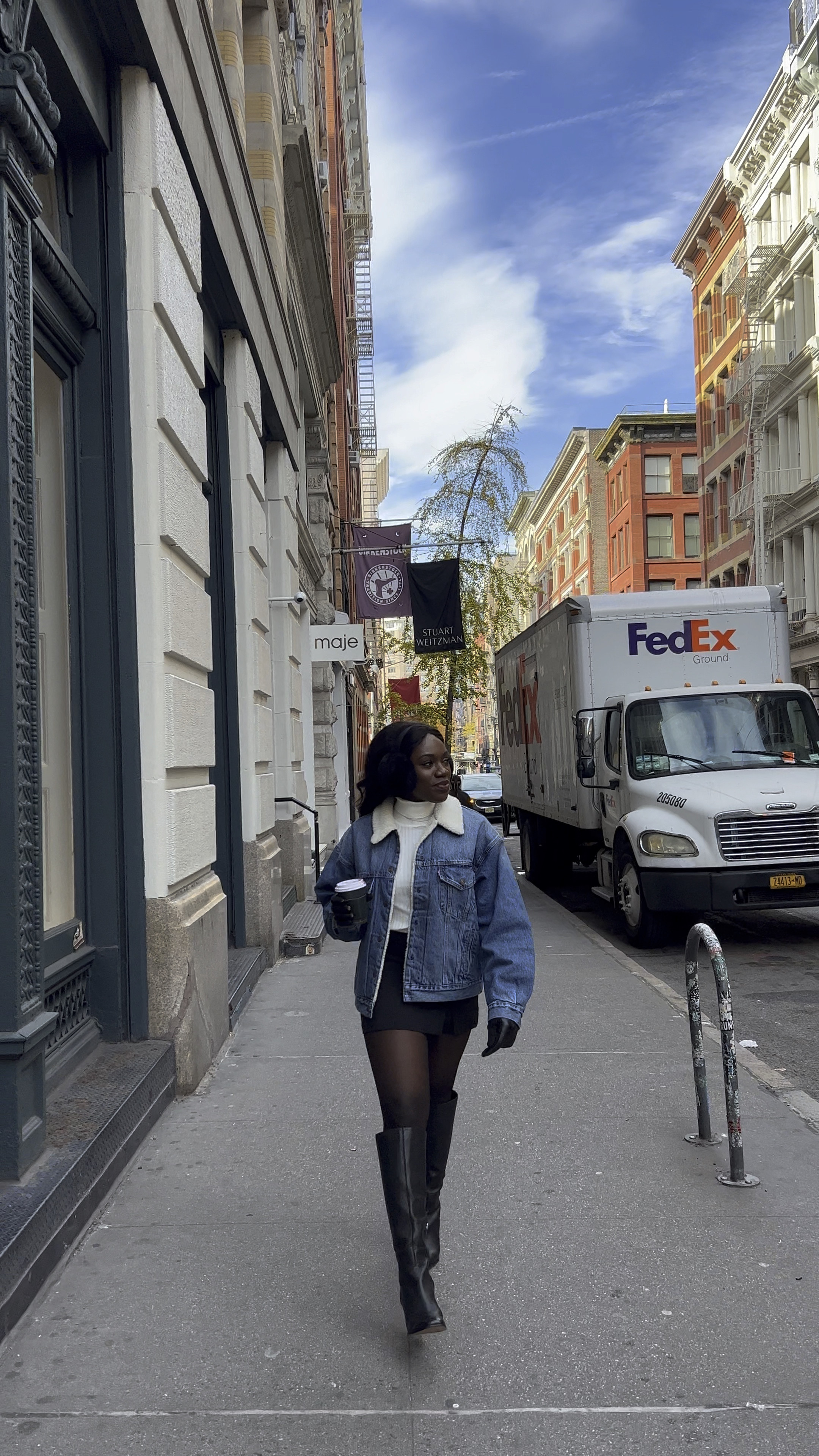 Winter outfit, winter ootd, winter fashion, sherpas jacket, mini skirt, casual outfit, winter boots 

#LTKCyberWeek #LTKsalealert #LTKHoliday