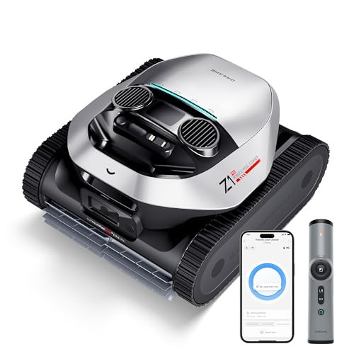 DREAME Z1 Pro Cordless Robotic Pool Cleaner, LiFi Remote Control, 8000 GPH Suction, Waterline Horizontal Cleaning, Auto-Retrieval, Automatic Pool Vacuum for Above & In-Ground Pools, Upgraded Version | Amazon (US)