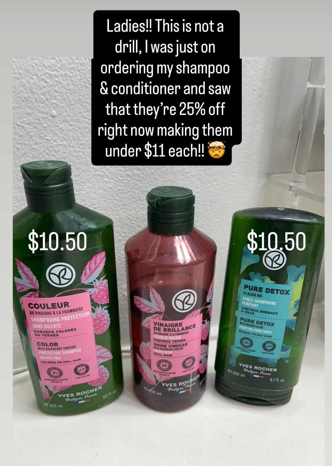 My ride or die hair products are on sale right now! Don’t sleep on this hair vinegar!! It smells like raspberries and makes your hair so shiny! 

#LTKBeauty #LTKselfcare #LTKSaleAlert