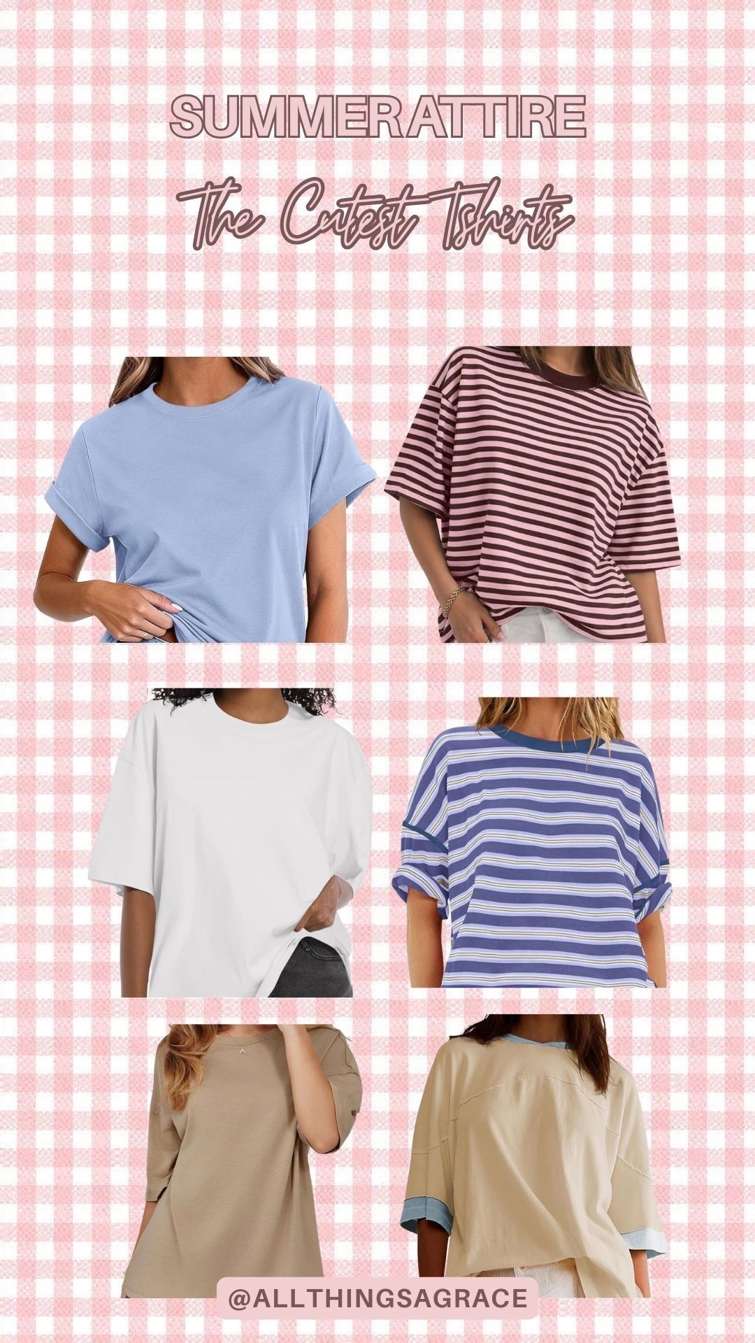 The cutest summer tees  🌸✨Easy to style, comfy oversized fits & the perfect colors for summer ☀️

#LTKgrwm #LTKootd #LTKSeasonal