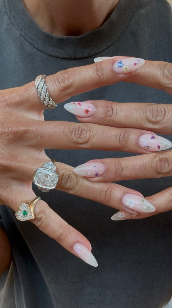 Nails 

Almost Gel X nails , One coat DND SHES WHITE, she’s pink and one coat how do you neutral and then the Amazon pastel nail flowers 

#LTKBeauty #LTKFindsUnder50 #LTKStyleTip