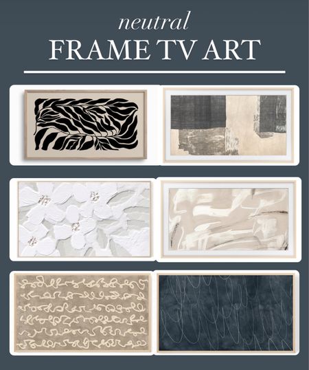 Modern neutral Frame TV art each under $5!

#LTKsalealert #LTKhome #LTKfamily