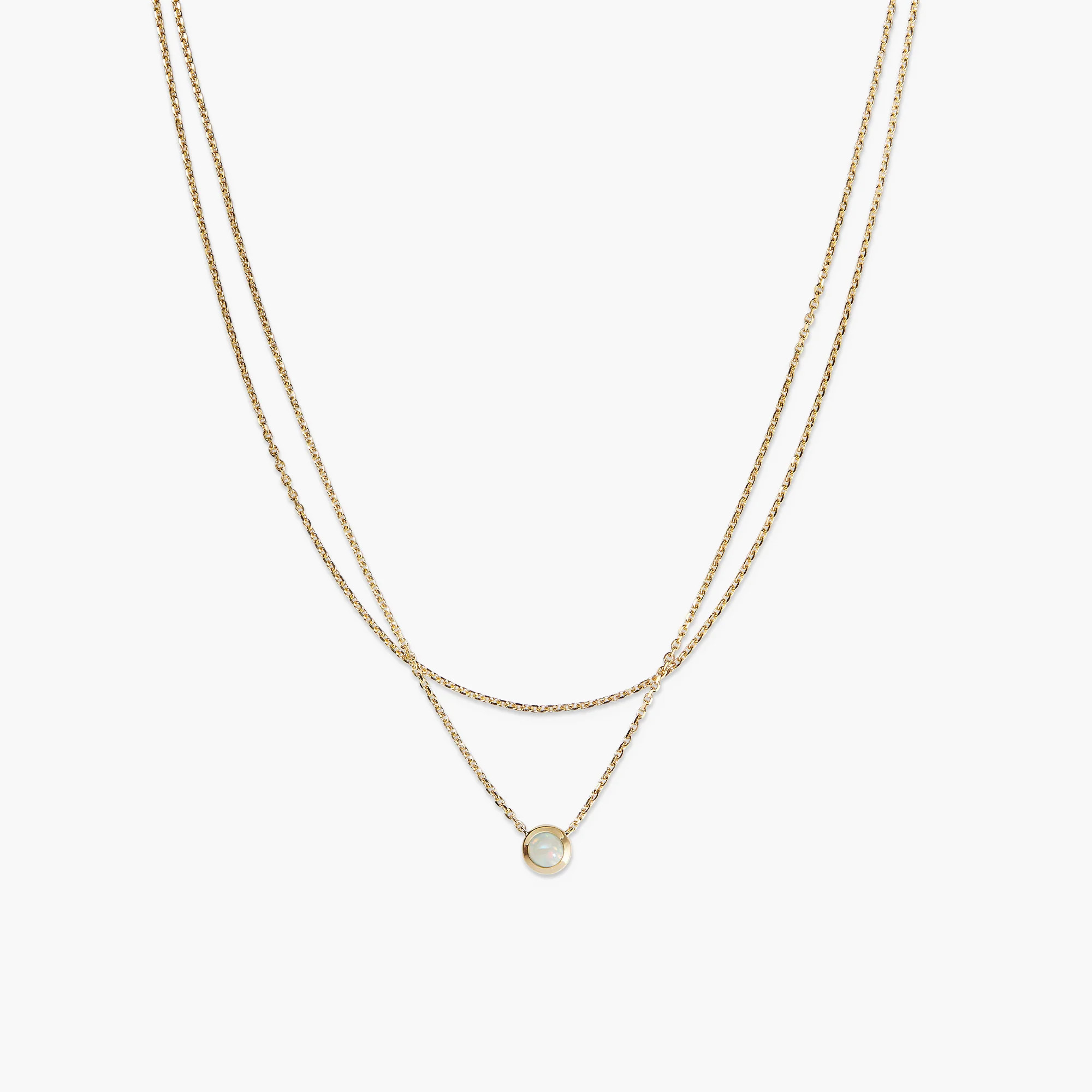 Layered Opal Necklace - Stacking Jewelry | Mejuri | Mejuri Fine Crew