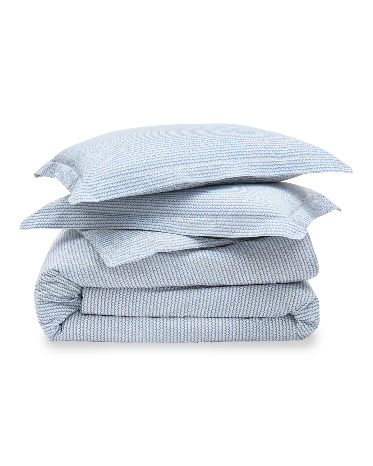 Luxe Premium Percale Duvet Set in La Mer | Petite Plume