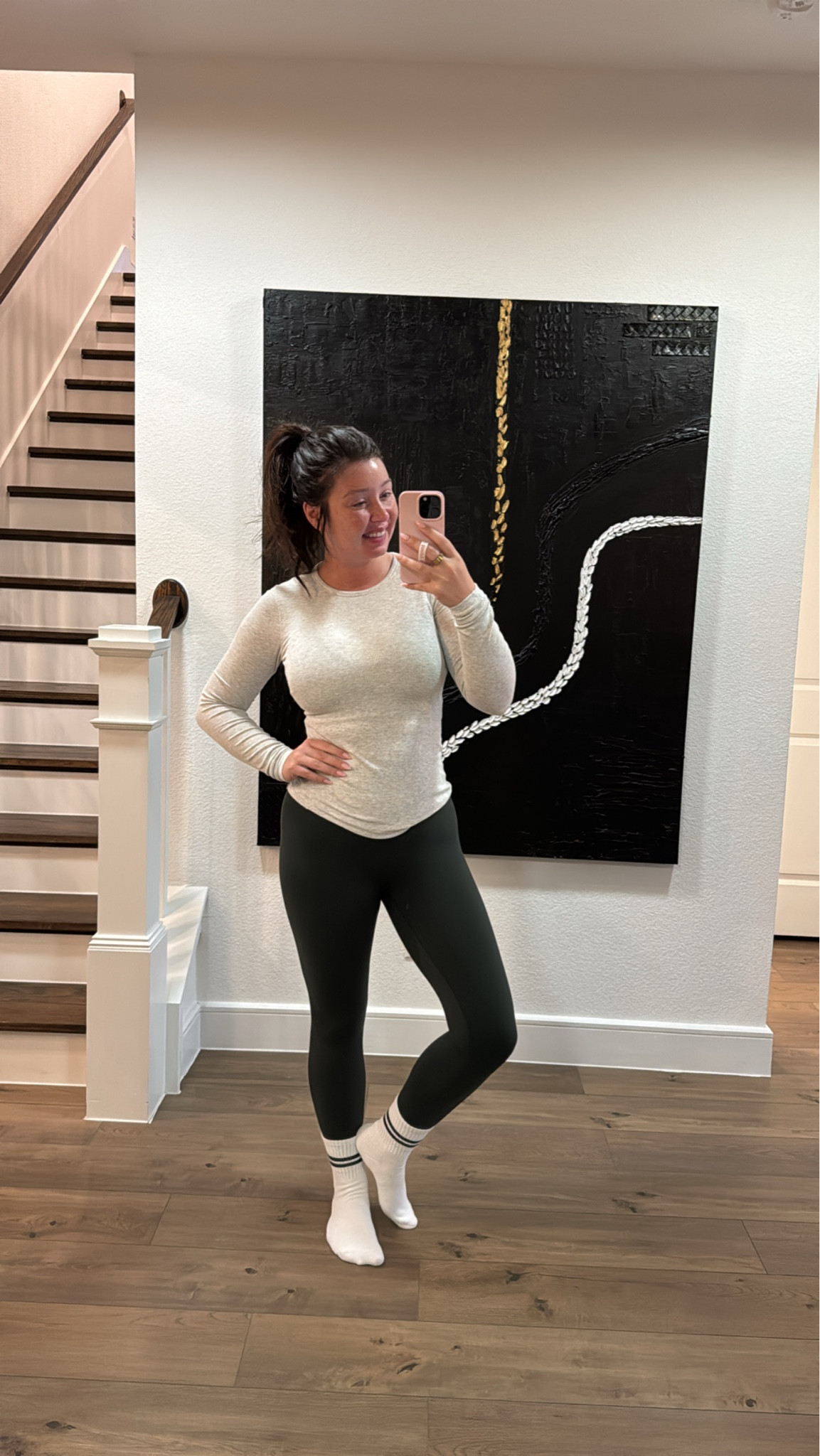 Today’s Pilates outfit 🤍 Obsessed with these new leggings from lululemon I recently shared in this dark green color!

#LTKStyleTip #LTKActive