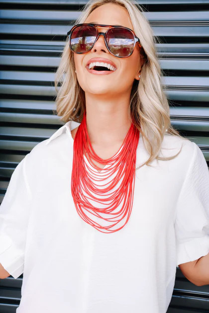 DOORBUSTER Kristalize x TWT Red Cord Necklace Set | The Willow Tree