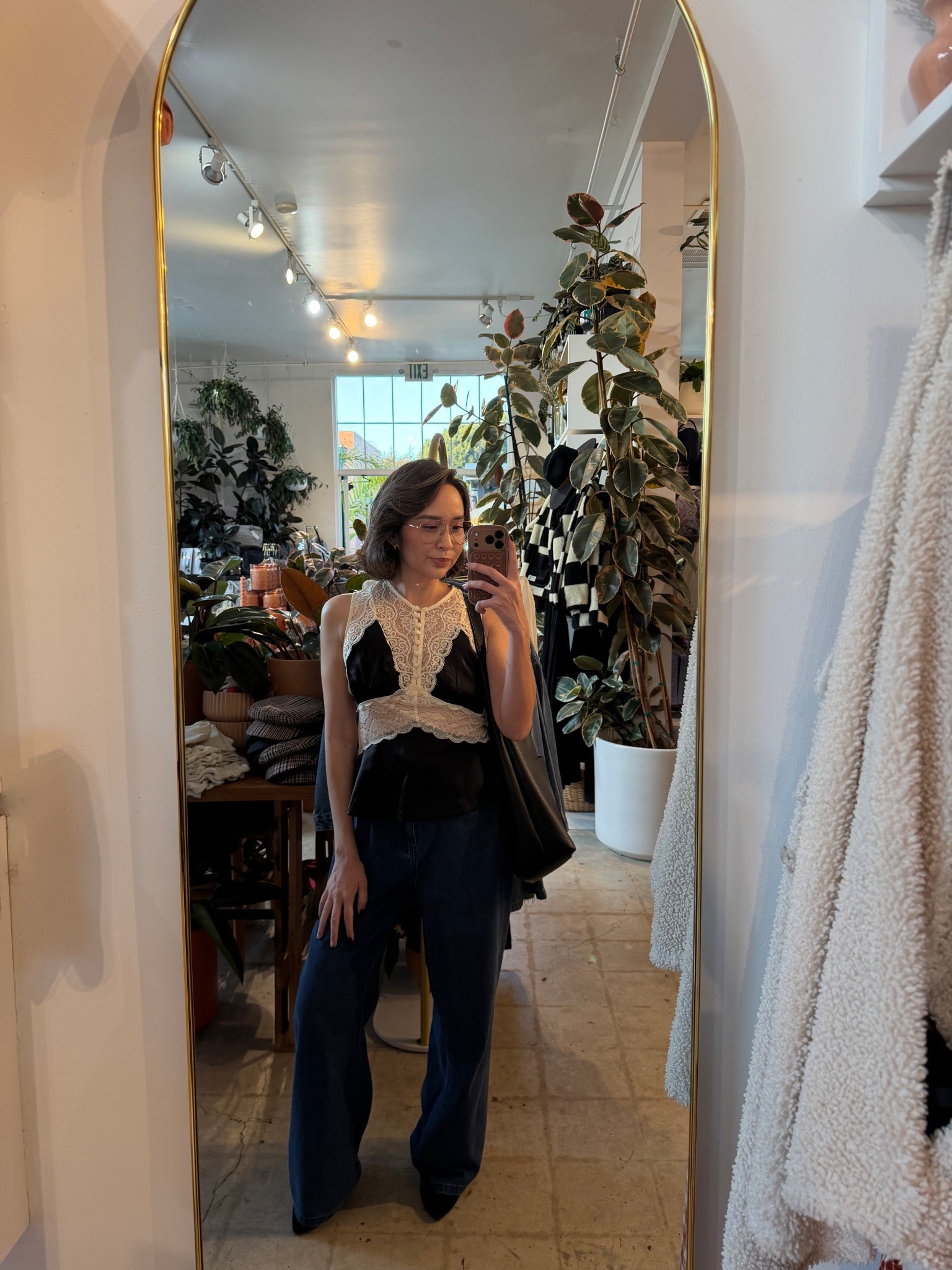 The prettiest top I ever did wear. (wearing size small!) 

Jeans are a part of an outfit set I got on Amazon! (size Small, though runs big)

#LTKgrwm #LTKBeauty #LTKPetite