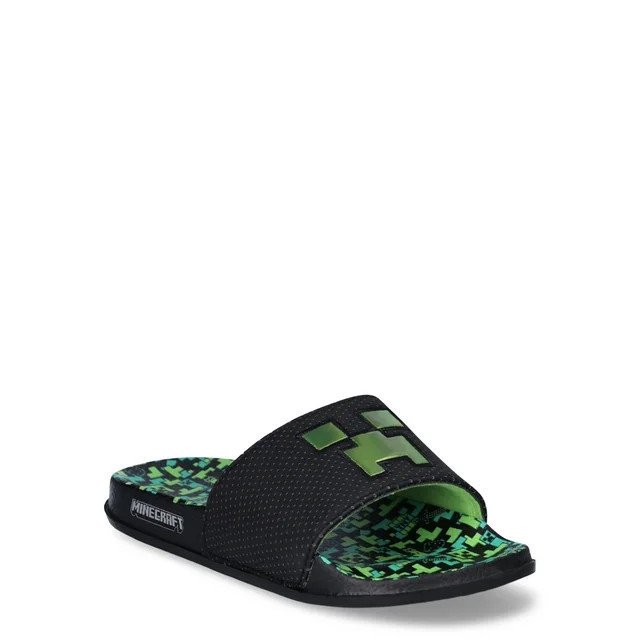 Minecraft Boy's Slide Sandal, Sizes 11/12-6 | Walmart (US)