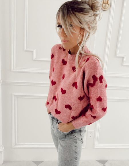 Valentine’s Day heart sweater for women 

#LTKstyletip #LTKSeasonal #LTKunder50