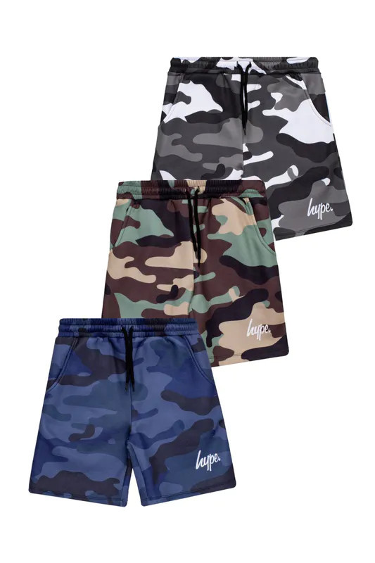 Hype Hype Boys Camo Shorts - Blue - 15 | Verishop