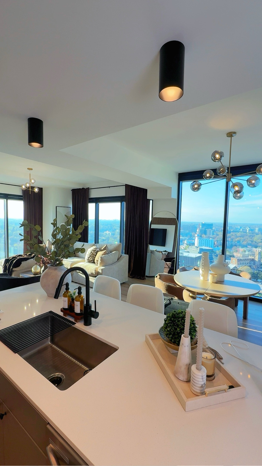 Living room is finally coming together 🤎

Warm tones, cozy textures, and that nighttime vibe I wanted 🌃✨

#LTKHome #LTKvlog #LTKdayinmylife