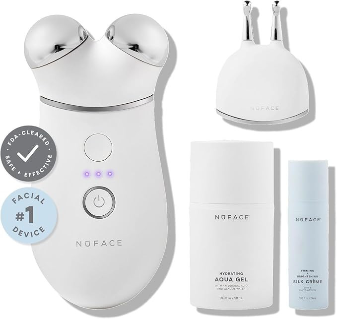 NuFACE Trinity+ Microcurrent Facial Device + Effective Lip & Eye Attachment - FDA Cleared Skin Ti... | Amazon (US)