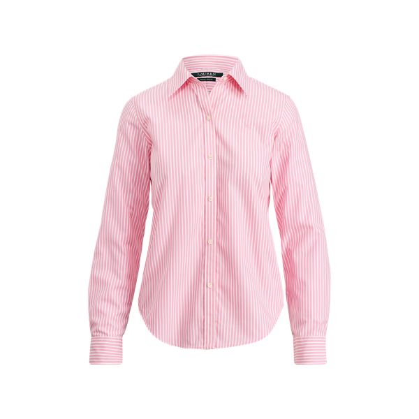 Ralph Lauren Cotton Button-Down Shirt Pink/White Xs | Ralph Lauren (US)
