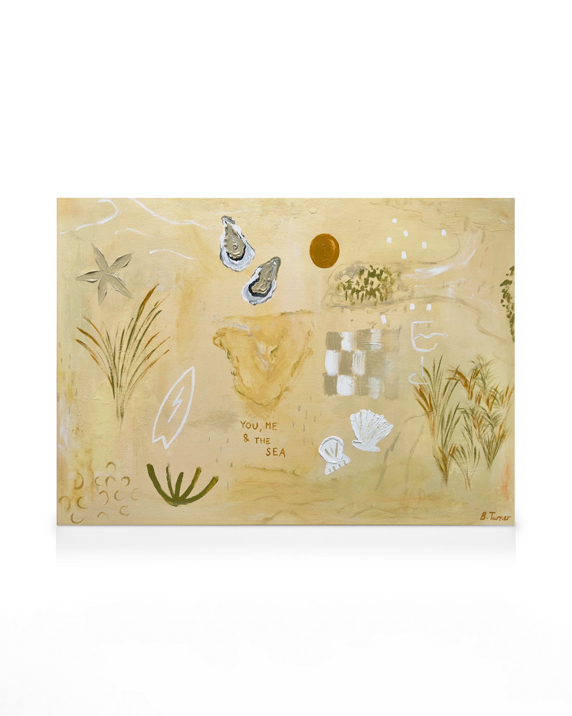 Britney Turner - You, Me and the Sea Canvas print | Desenio