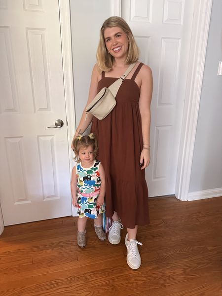 Saturday adventure outfits! 

Mom outfit 
Cute casual outfit 
Fall dress 
Fall sneakers 
Leather sneakers 
Vejas 
Leather belt bag / Fanny pack 
Toddler girl outfit 

#LTKSeasonal #LTKfindsunder100 #LTKfamily