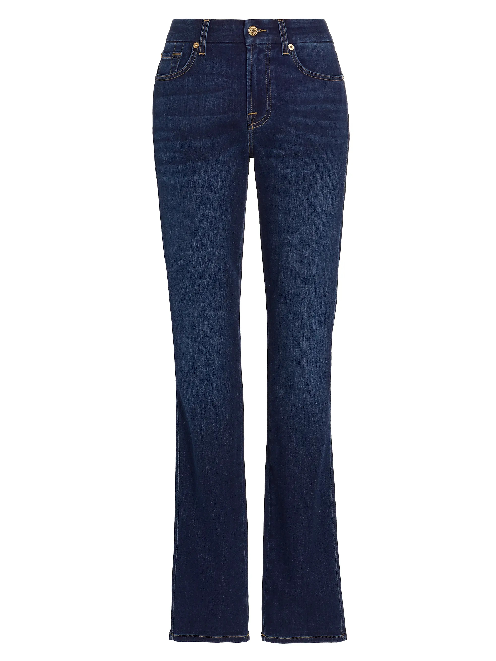 7 For All MankindKimmie High-Rise Stretch Straight-Leg Jeans | Saks Fifth Avenue