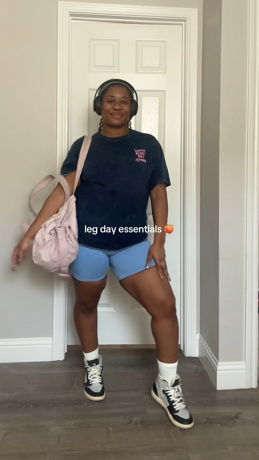 Sundays are for leg days! Here’s some of my favorites 

Pre workout - helps me have energy throughout my workout and the day with minimal crash! 

Collagen powder - great for skin and muscle recovery 

Sweet sweat band + gel - compression heat to increase sweat levels in stomach and back 

Barbell pad - makes lifting heavy more comfortable 

Jordan 1s - great flat shoe for lifting and stability 

Headphones - duh! 

Knee brace - I use these for hack squats and split squats; thank me later 

Cable ankle bands - for cable kickbacks 

Gloves - because who wants their hands to be ate up with calluses

Protein water - I hate the shakes but this helps me reach my protein goals for muscle growth and recovery 

#LTKActive #LTKShoeCrush #LTKFitness