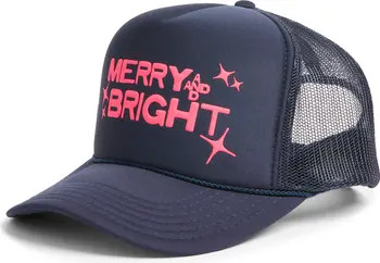 Friday Feelin’ Merry Bright Stars Trucker Hat | Nordstrom | Nordstrom