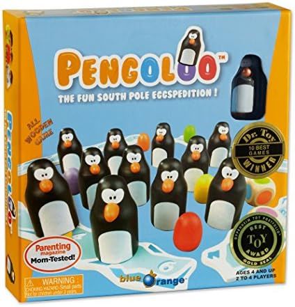 Blue Orange Games Pengoloo Award Winning Wooden Skill Building Memory Color Recognition Game for Kid | Amazon (US)