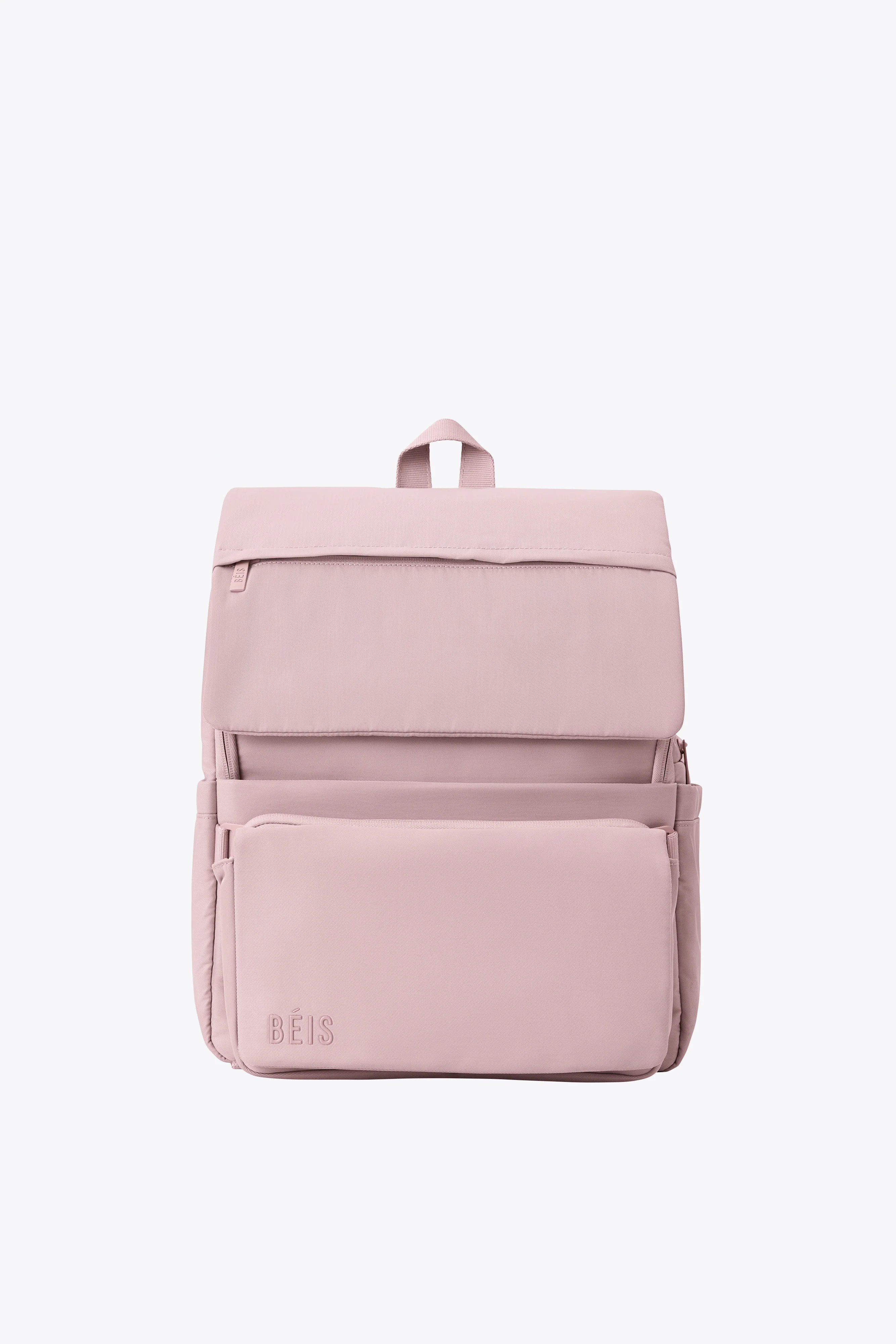 BÉIS 'The Ultimate Diaper Backpack' in Atlas Pink - Best Pink Backpack Diaper Bag | BEIS
