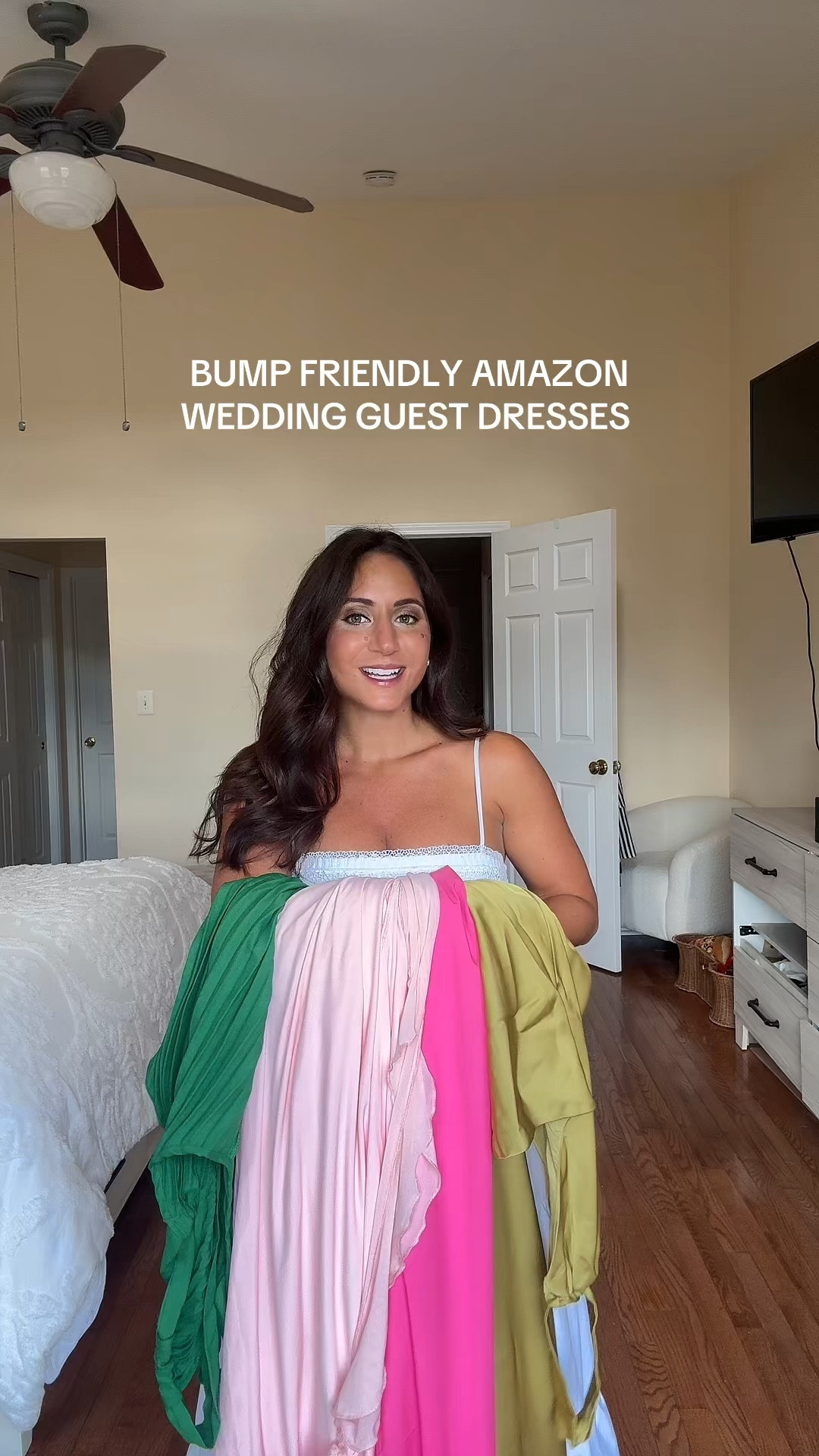 pregnancy friendly wedding guest dresses