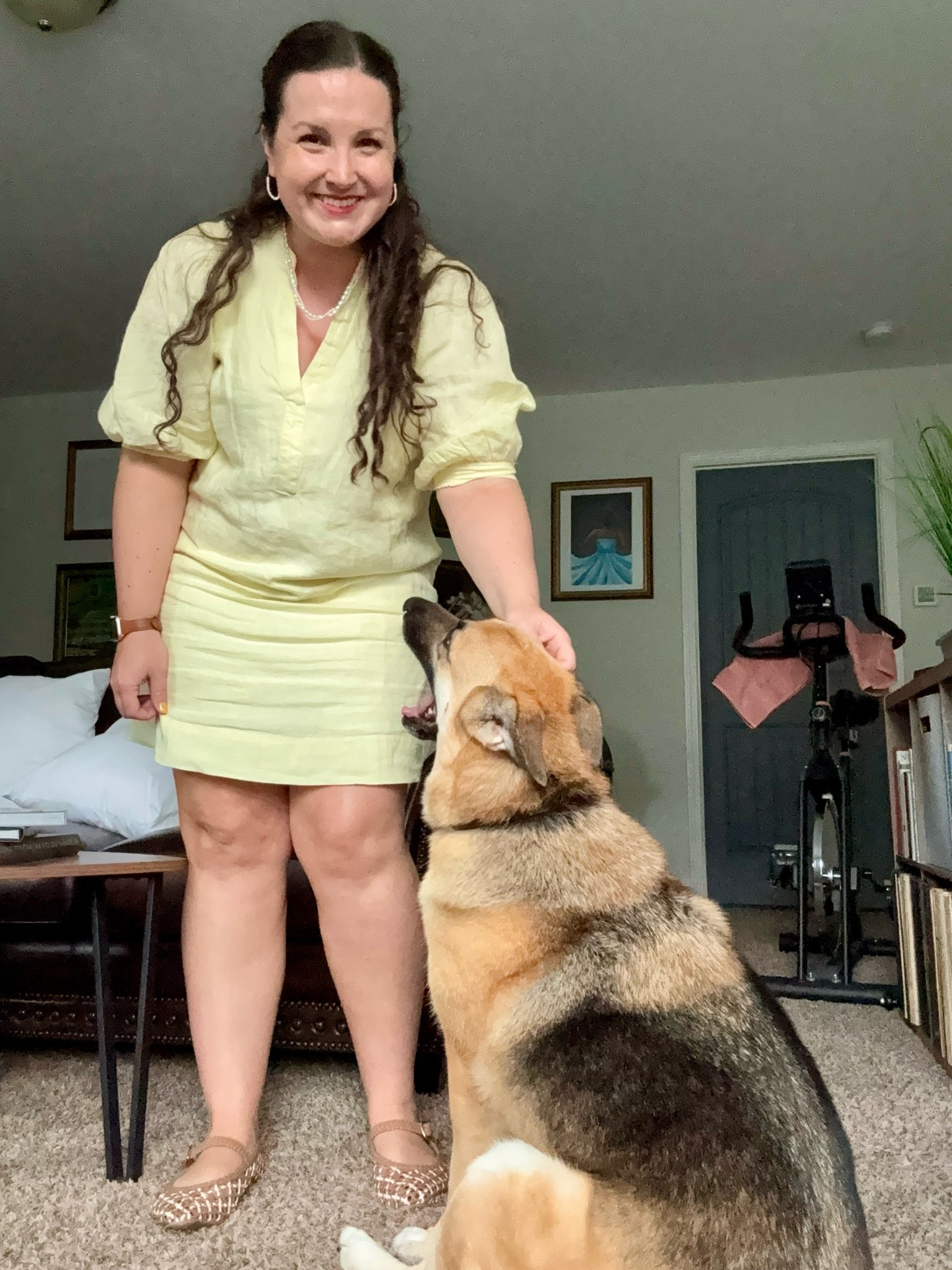Harder to post outfits with the dog in my face

#LTKootd #LTKWorkwear