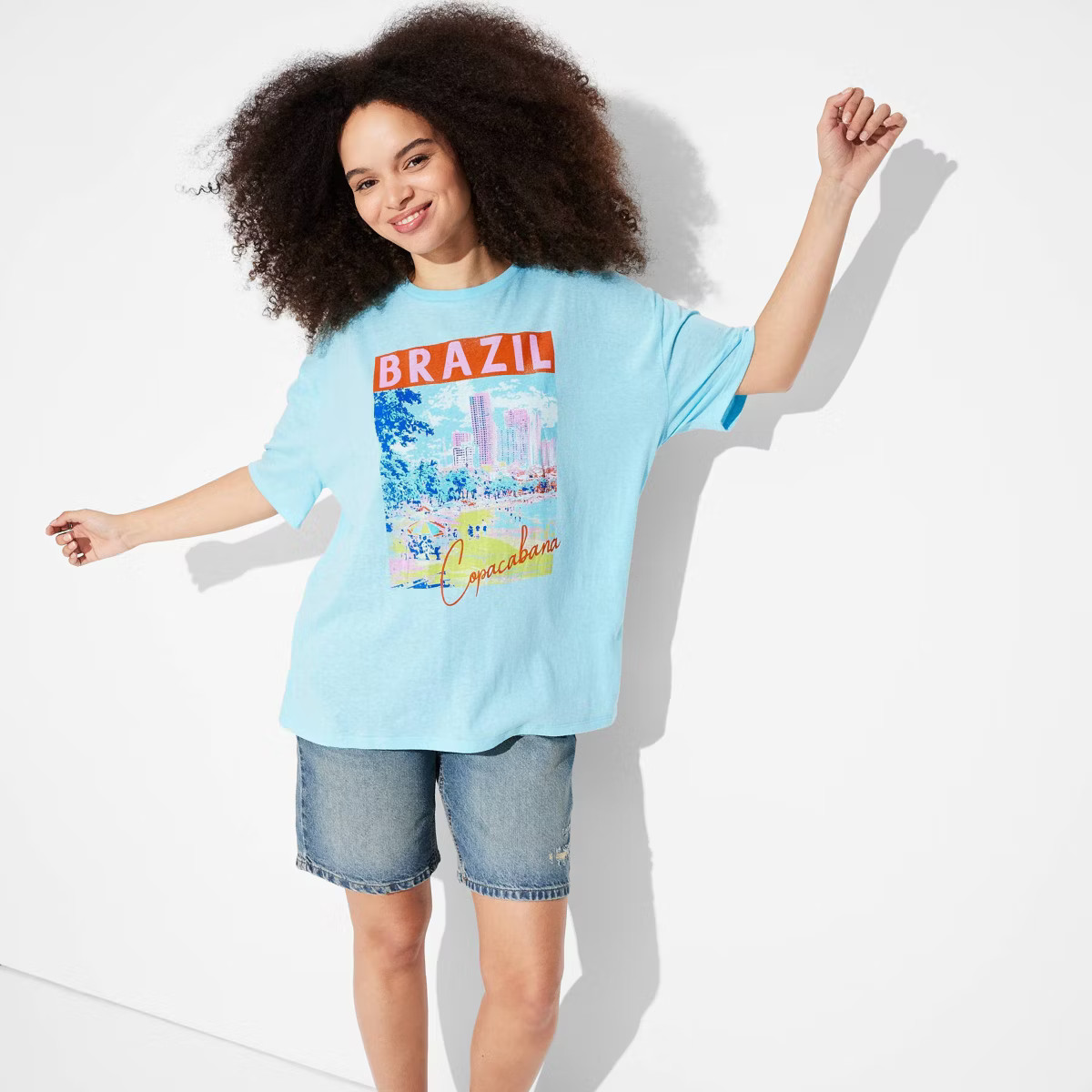 Women's Oversized Short Sleeve Graphic T-Shirt - Wild Fable™ | Target