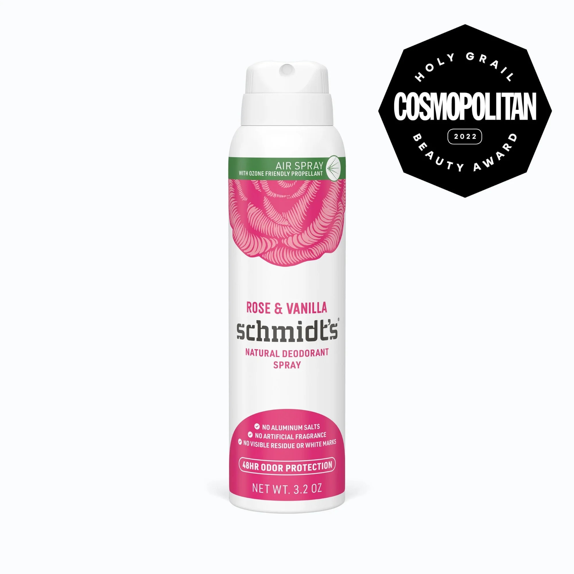 Schmidt's Spray Rose + Vanilla Deodorant (3.2 oz) #10085621 | Smallflower