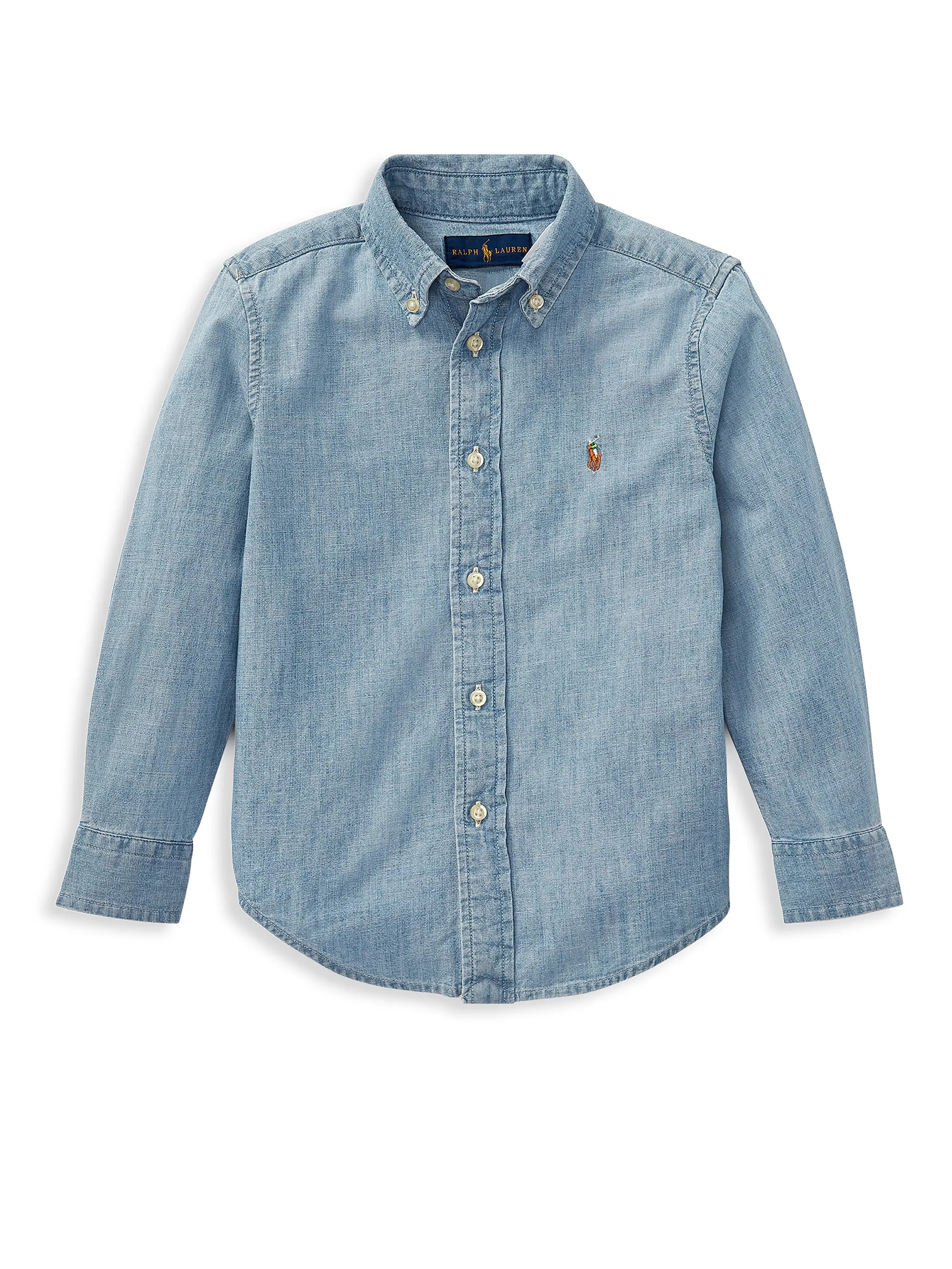 Little Boy's & Boy's Chambray Shirt | Saks Fifth Avenue