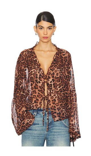 x REVOLVE Eli Top in Leopard | Revolve Clothing (Global)