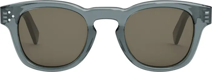 CELINE Bold 3 Dots 49mm Square Sunglasses | Nordstrom | Nordstrom
