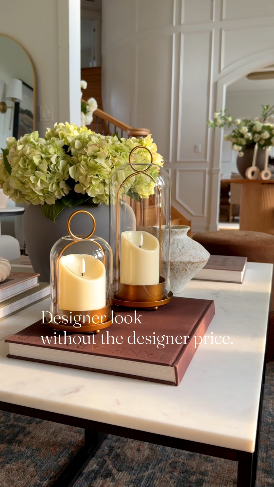 Designer look… without the designer price 🤍

These brass hurricane candle holders instantly elevate a coffee table or console. The warm antique finish and glass dome detail make them look high-end — but they’re an Amazon find.

Bonus: the LED candles are on a timer (remote included) so you get the glow without the hassle.

Linked here ✨


#LTKHome