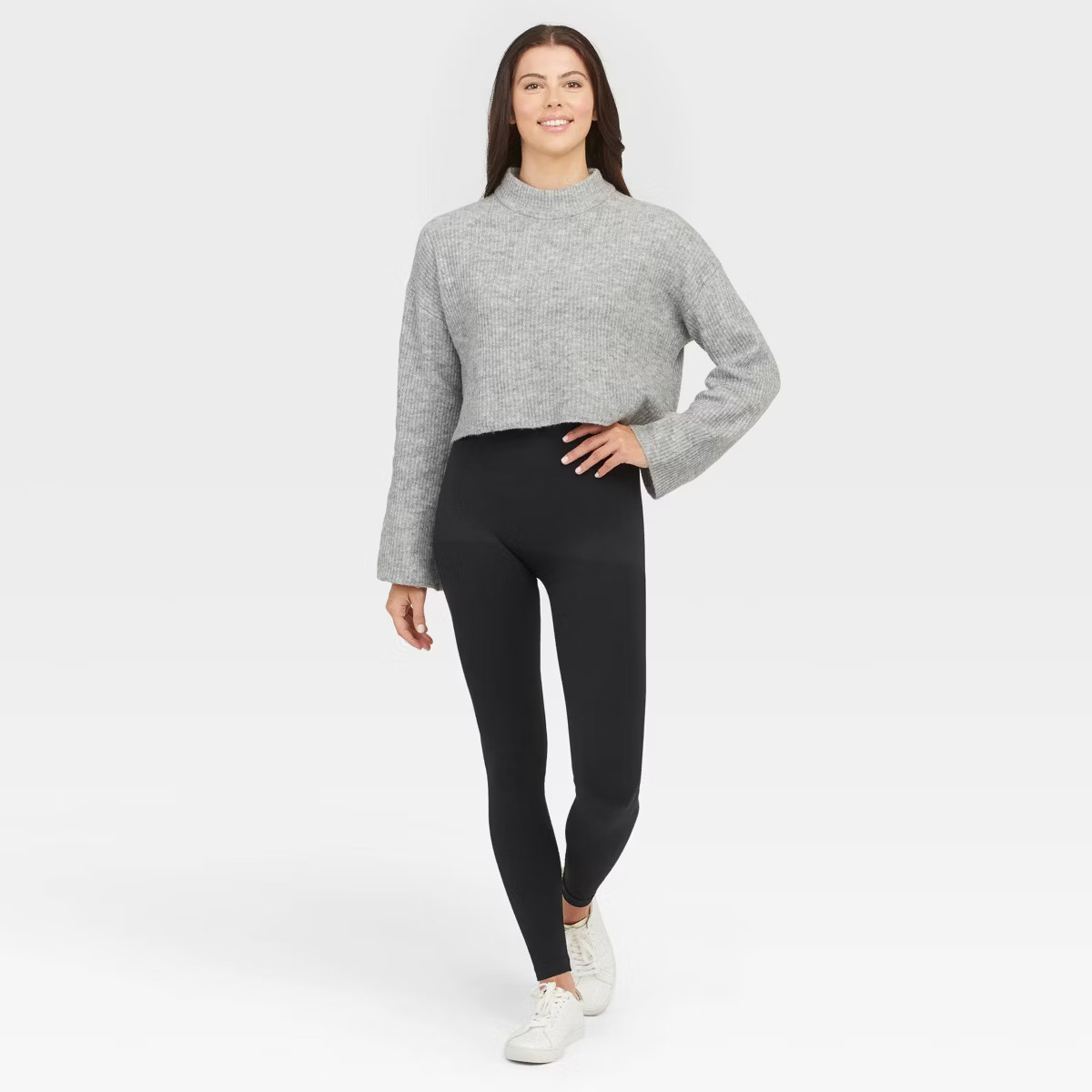 ASSETS by SPANX Women's High-Waist Seamless Leggings - Black | Target