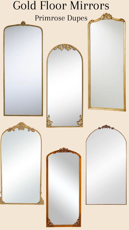 Gold floor mirror- Primrose dupe 

#LTKFind #LTKhome #LTKstyletip
