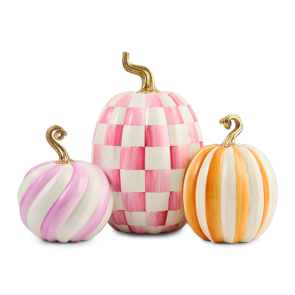 Glam 'o' ween Pumpkin Trio Centerpiece | MacKenzie-Childs