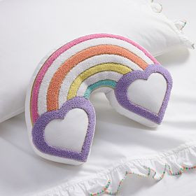 Stoney Clover Lane Rainbow Pillow | Pottery Barn Teen
