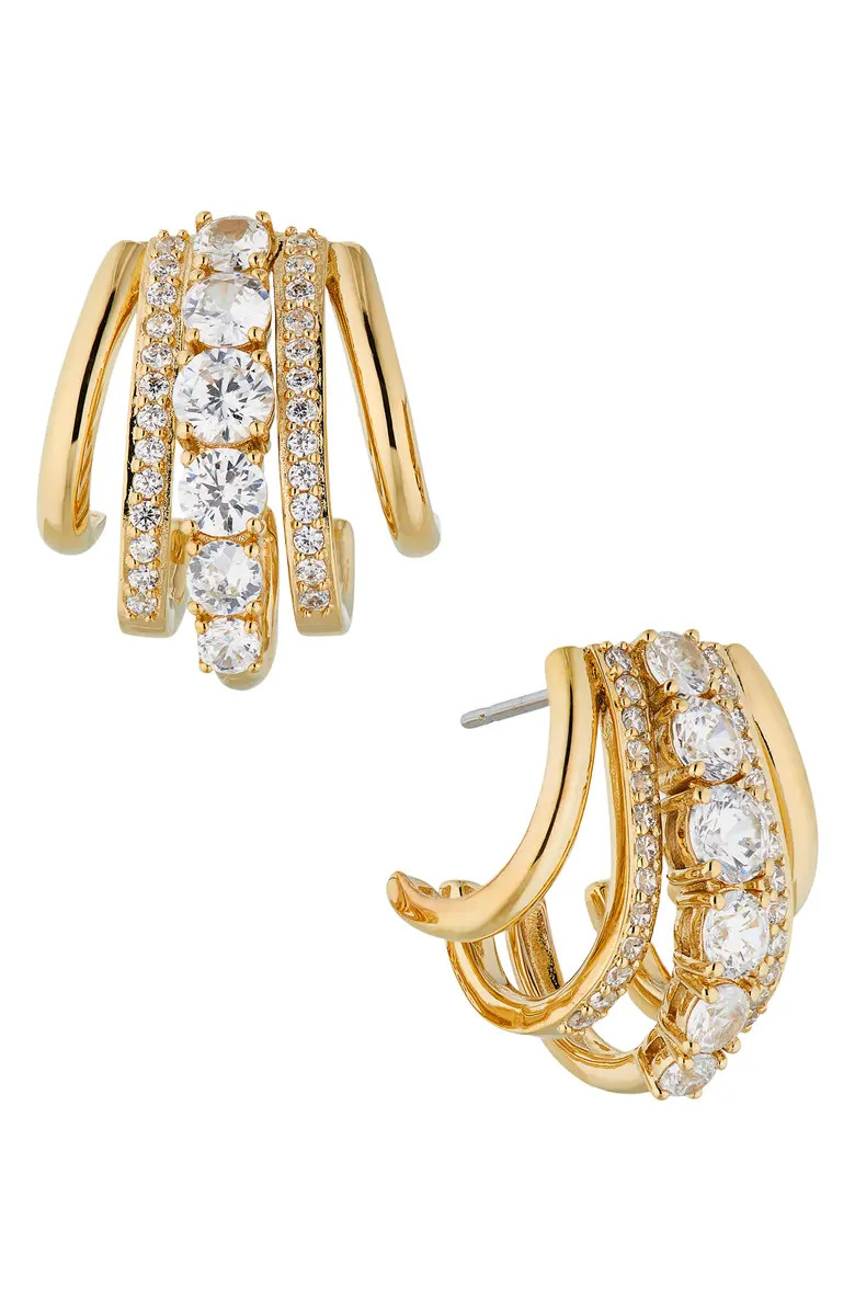 Nadri Cleo J Hoop Earrings | Nordstrom | Nordstrom