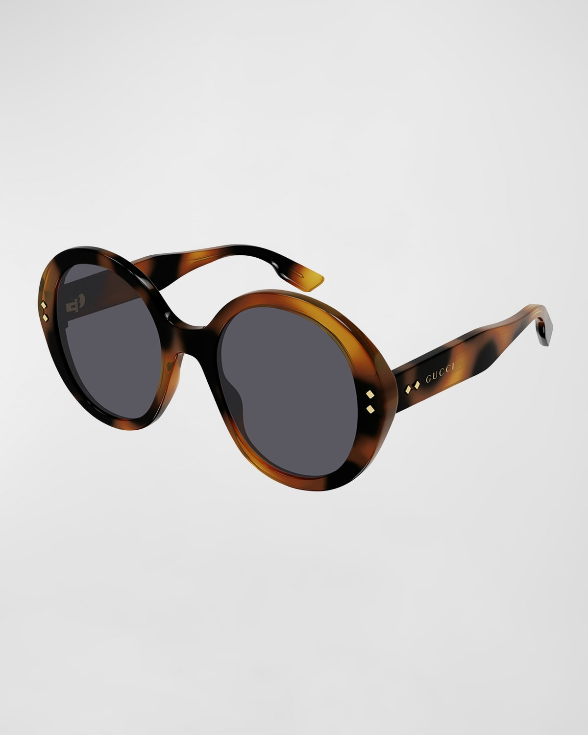 Round Acetate Sunglasses | Neiman Marcus