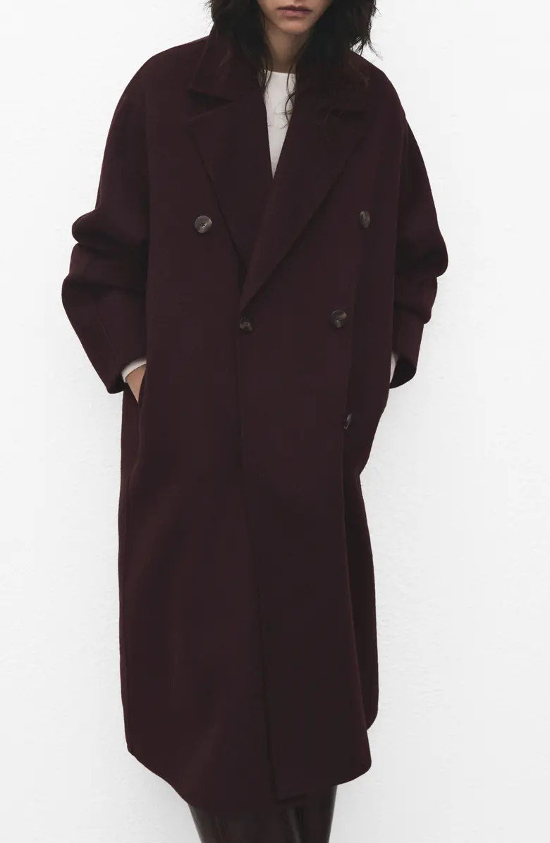 Picarol Double Breasted Wool Blend Coat | Nordstrom