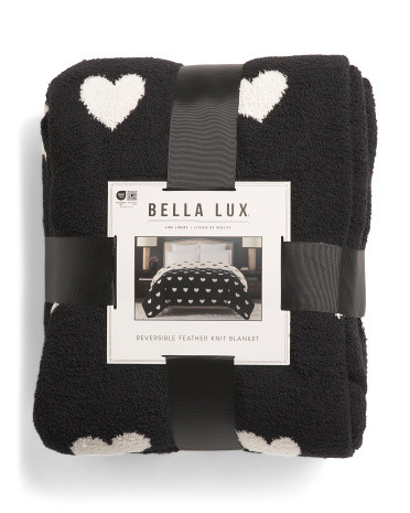 Scattered Hearts Blanket | TJ Maxx