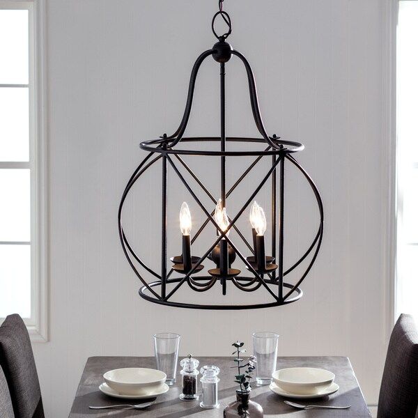 Sea Gull Lighting Turbinio Blacksmith 4-light Hall Foyer Lantern | Bed Bath & Beyond